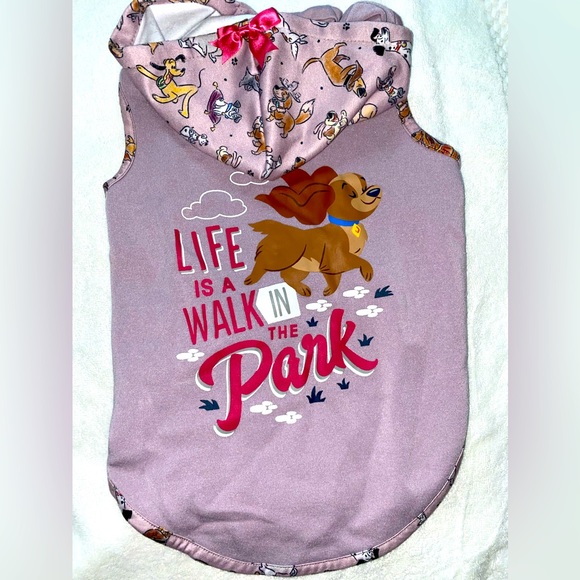 DISNEY Parks Tails • Disney Dogs • Dog Sleeveless Hoodie• XL - Picture 1 of 3